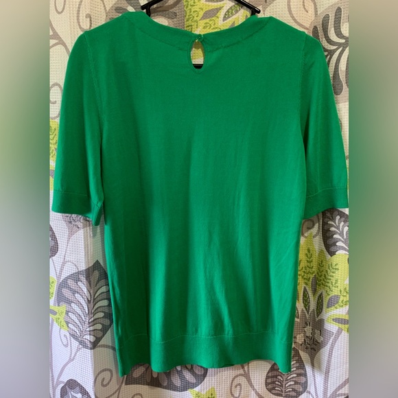 Talbots size small spring green 3/4 sleeve top like new condition - Picture 4 of 4